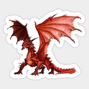 red dragon Sticker